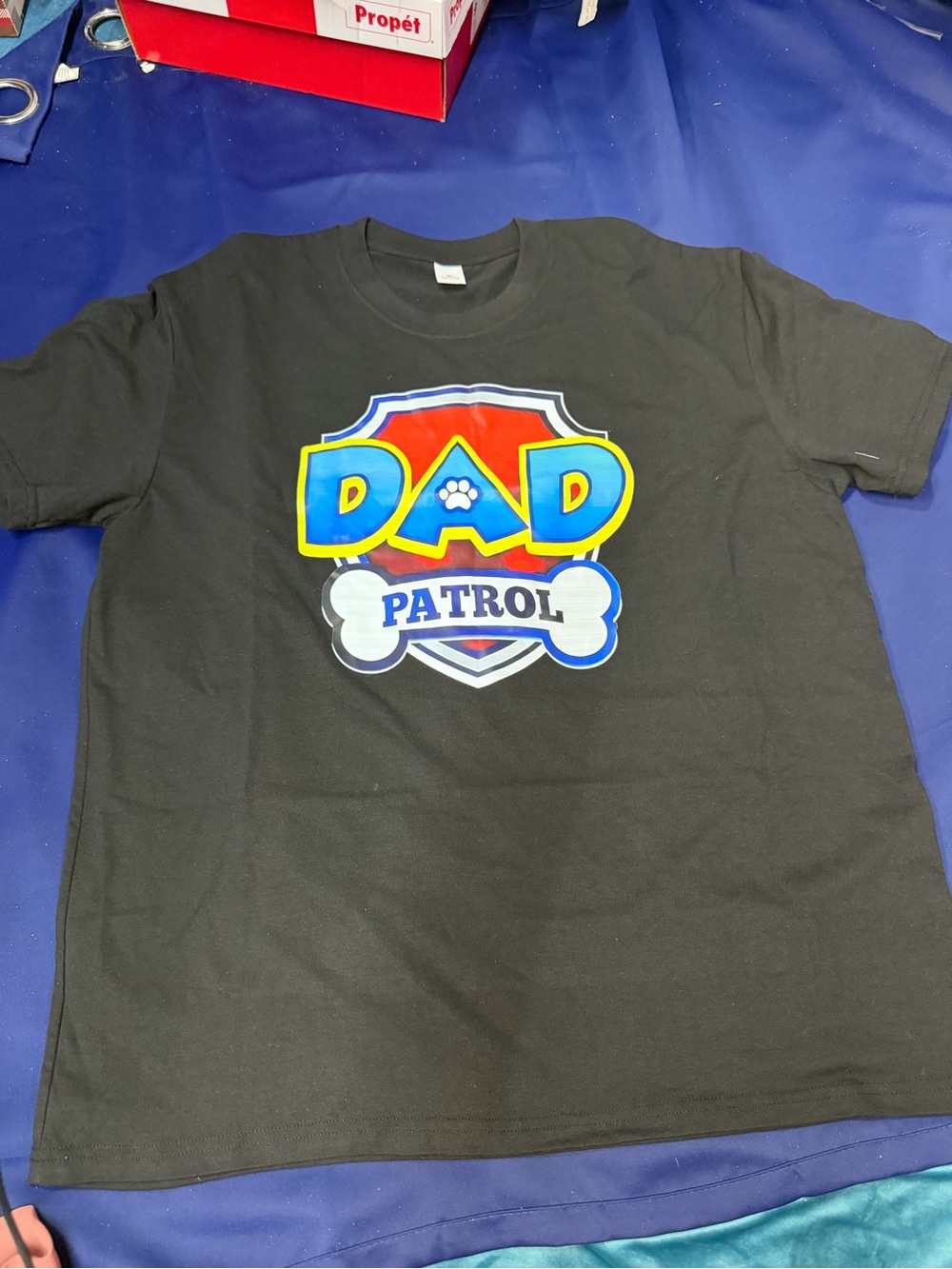 Dad Patrol Graphic Tee - Black